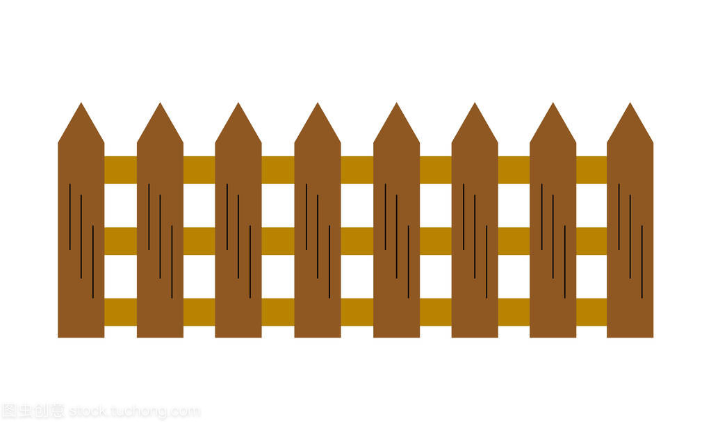 棕木花园家庭围栏